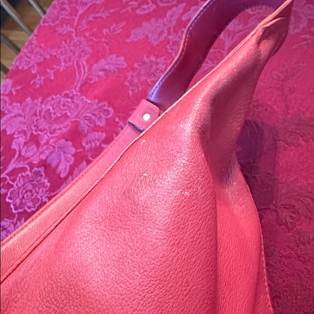 Loewe Red Leather Large Backpack - image 8